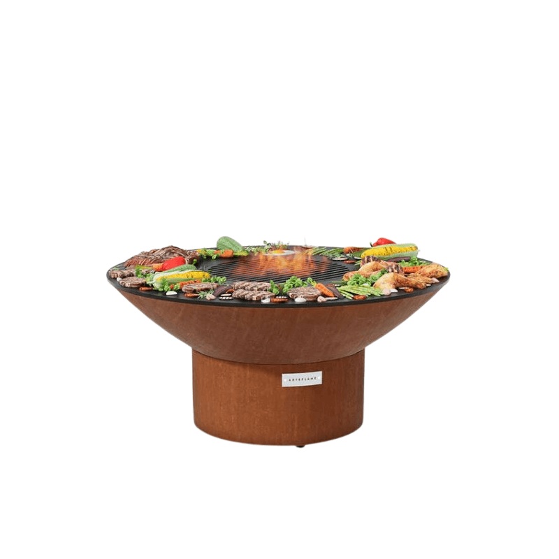 Arteflame Classic 40 Inch Low Round Base Grill