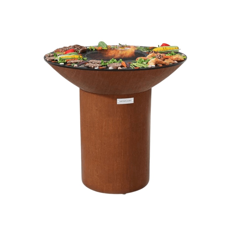 Arteflame Classic 40 Inch Tall Round Base Grill