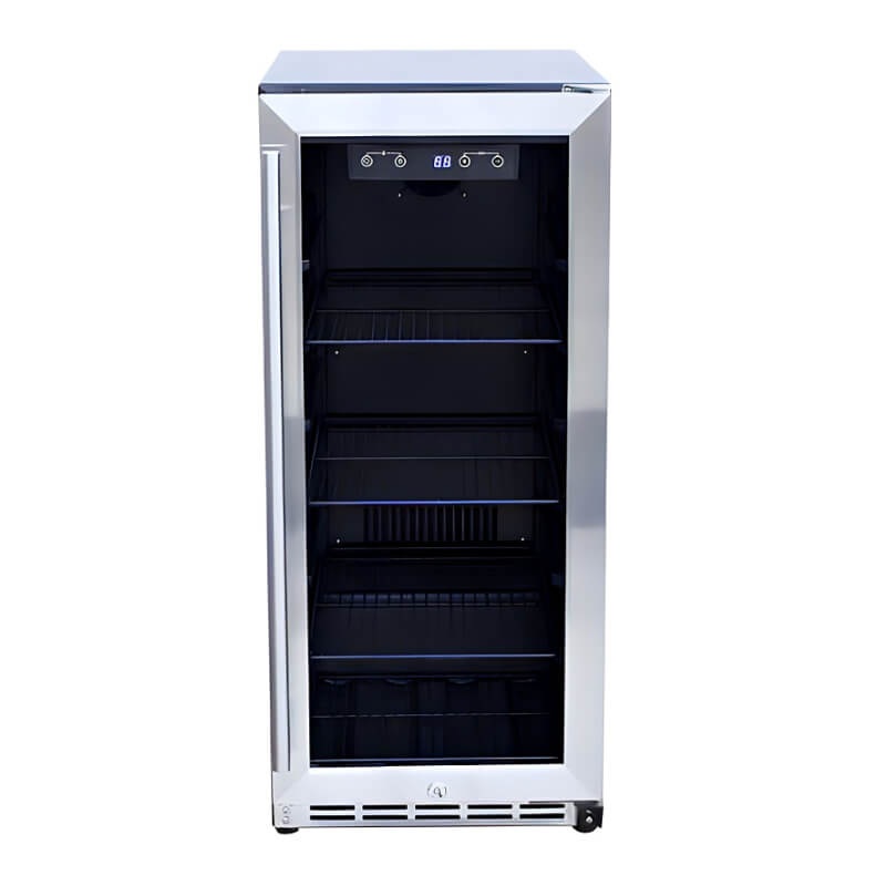 Summerset 15 Inch 3.2 Cu. Ft. Outdoor Refrigerator With Glass Door - RFR-15G