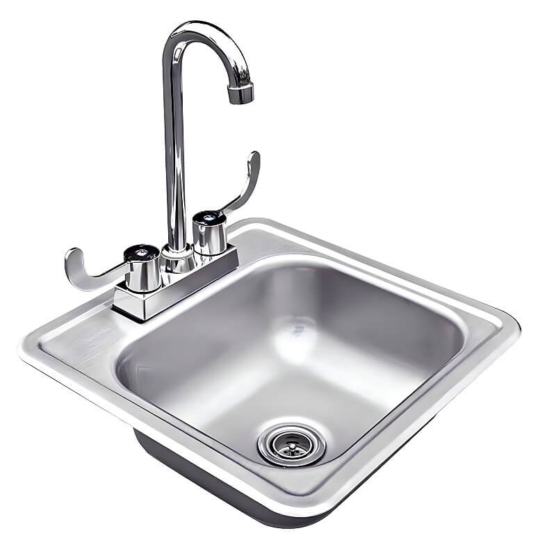 Summerset 15-Inch x 15-Inch Drop-in Sink - SNK-15D