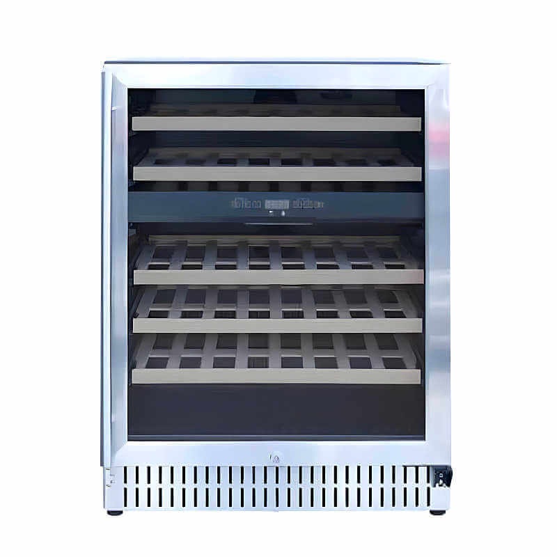 Summerset 24 Inch 5.1 Cu Ft. Outdoor Dual Zone Wine Cooler - RFR-24WD
