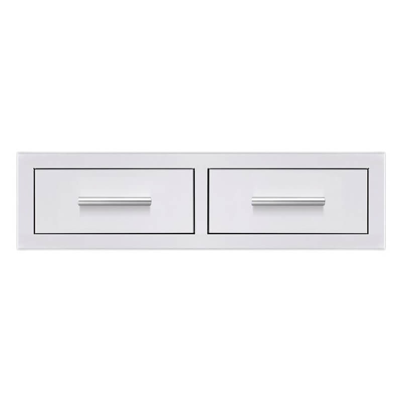 Summerset 32-Inch Stainless Steel Horizontal Double Drawer - DR2-32H