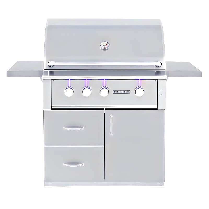 Summerset Alturi 36 Inch 3 Burner Freestanding Gas Grill With Rotisserie
