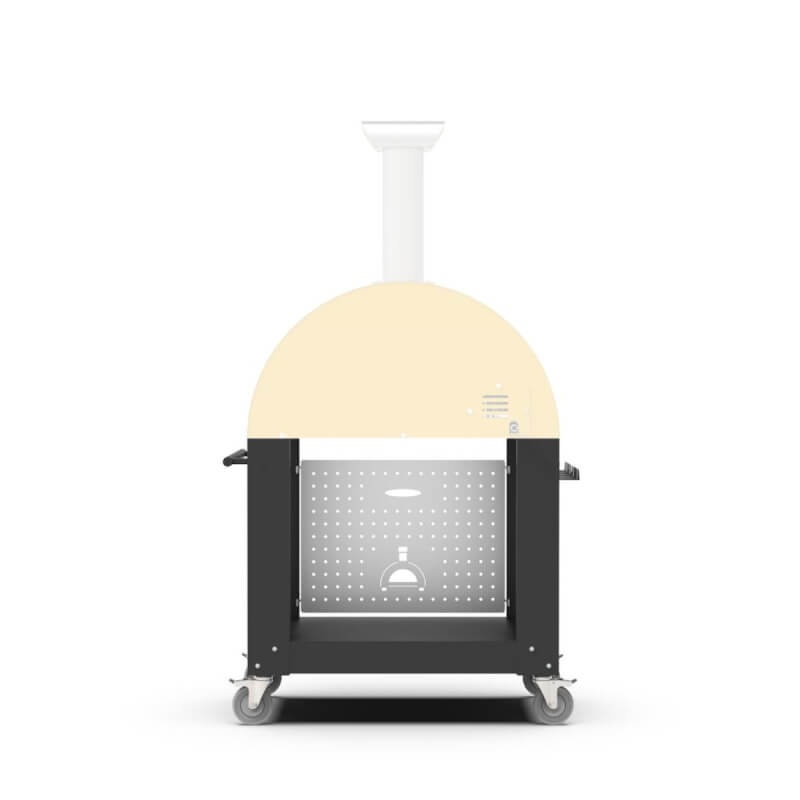 Alfa 2 Pizze Oven Base Cart - Black - BF-2P-NER