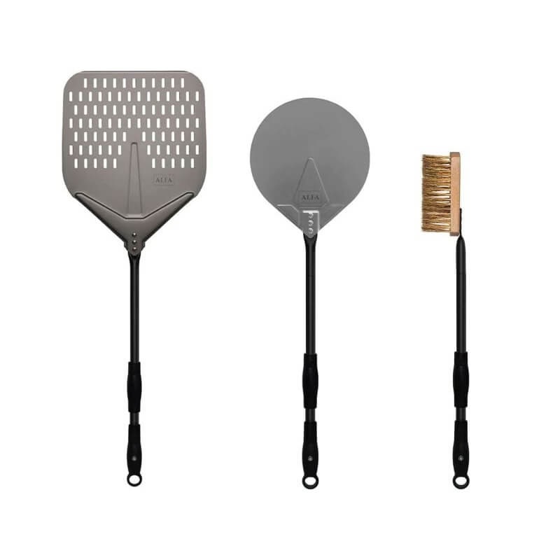 Alfa 36-Inch 3 Piece Medium Pizza Peel Kit - AC-3PCMGPEELSET