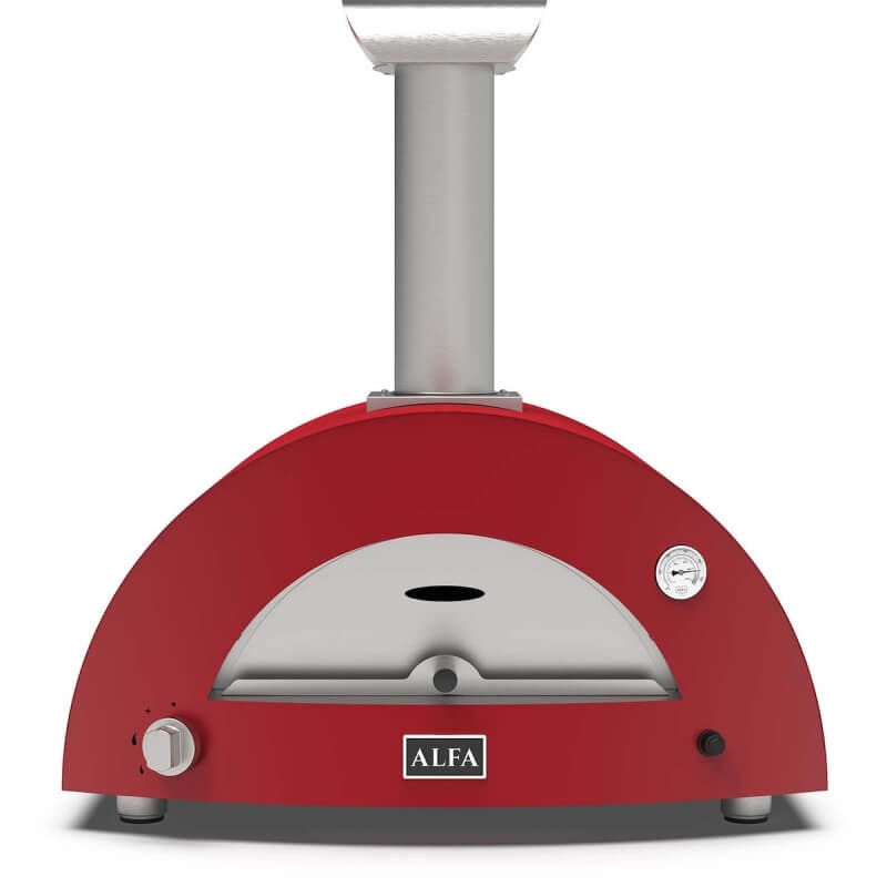 Alfa Moderno 2 Pizze Wood - Fired Pizza Oven - Ruby Red - FXMD-2P-LROA