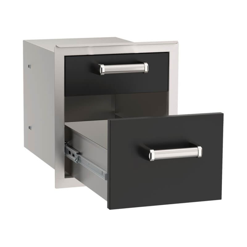Fire Magic Echelon 14 Inch Double Access Drawer - 53802BSC