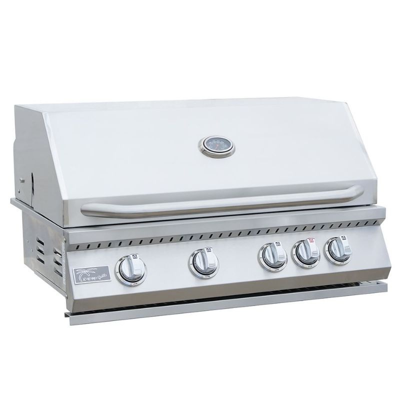 Kokomo Grills 32 Inch 4 Burner Built-In Gas Grill with Infrared Burner