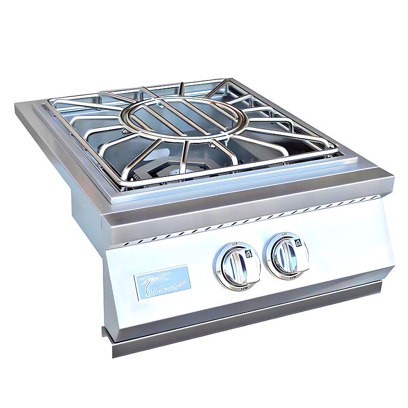 Kokomo Grills Built-in Stainless Steel Power Burner with Removable Wok - KO-PB