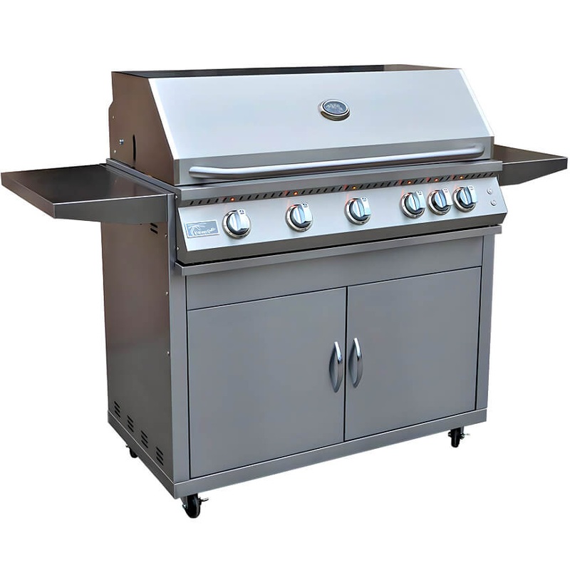 Kokomo Grills Professional 40 Inch 5 Burner Freestanding Grill