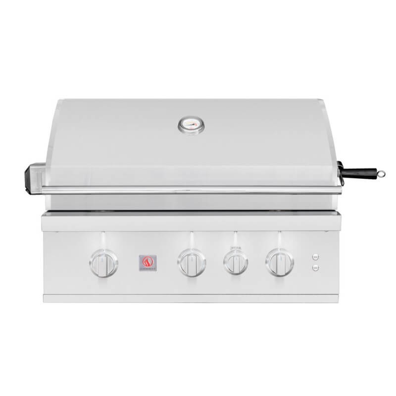 Summerset TRL Pro 32 Inch 3 Burner Built-In Gas Grill With Rotisserie