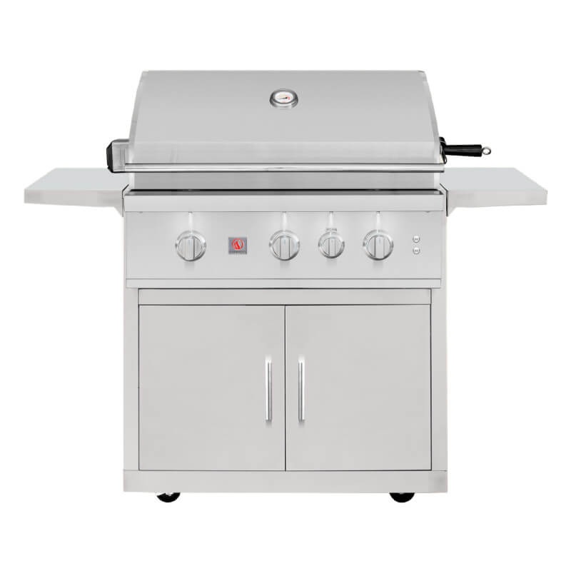 Summerset TRL Pro 32-Inch 3-Burner Freestanding Gas Grill w/ Standard Cart