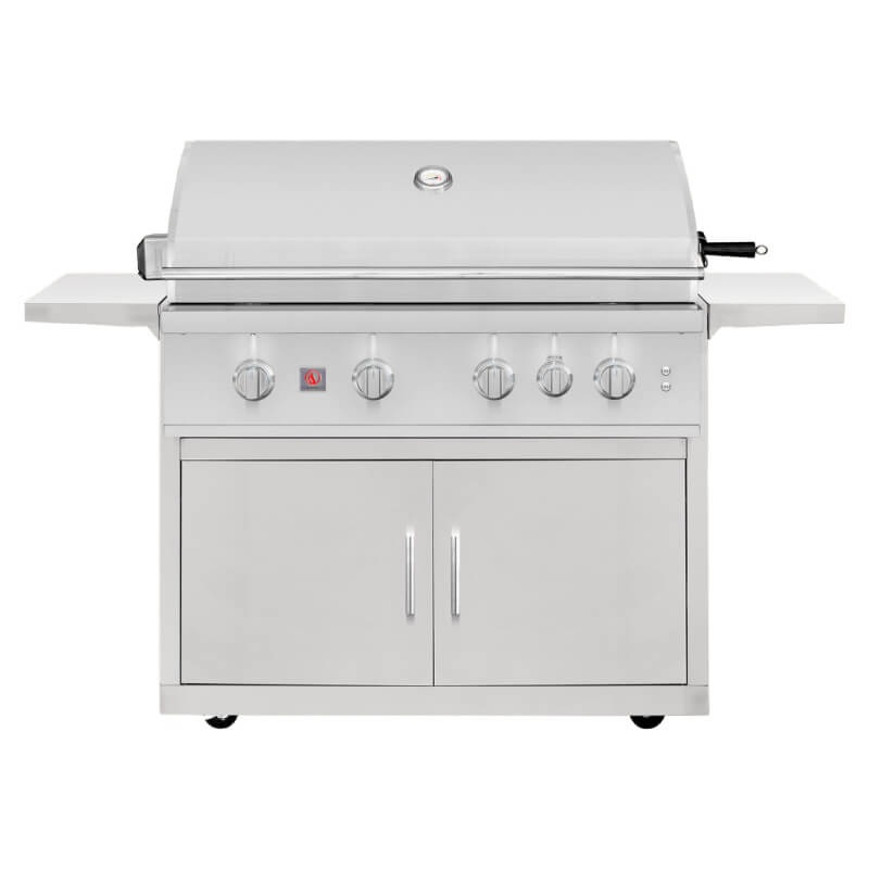 Summerset TRL Pro 40 Inch 4 Burner Freestanding Gas Grill With Standard Cart