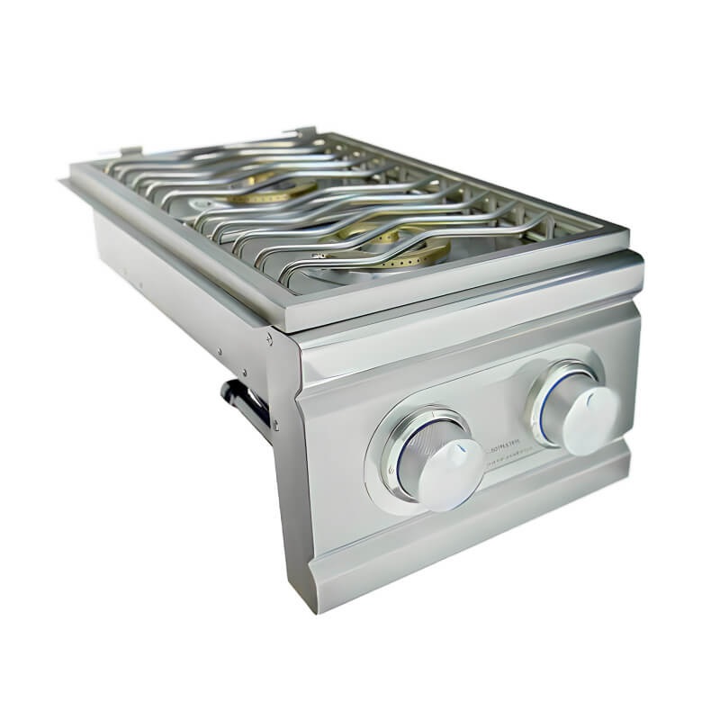 RCS Cutlass Pro Built In Stainless Steel Double Side Burner - RDB-1