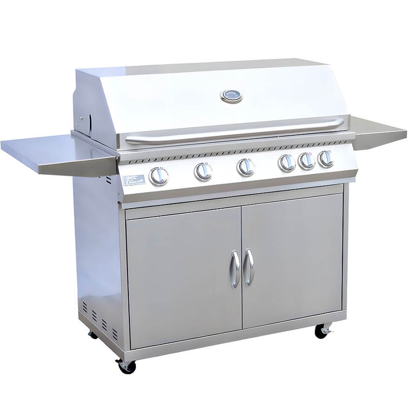 Kokomo Grills 40 Inch 5 Burner Stainless Steel Portable Grill