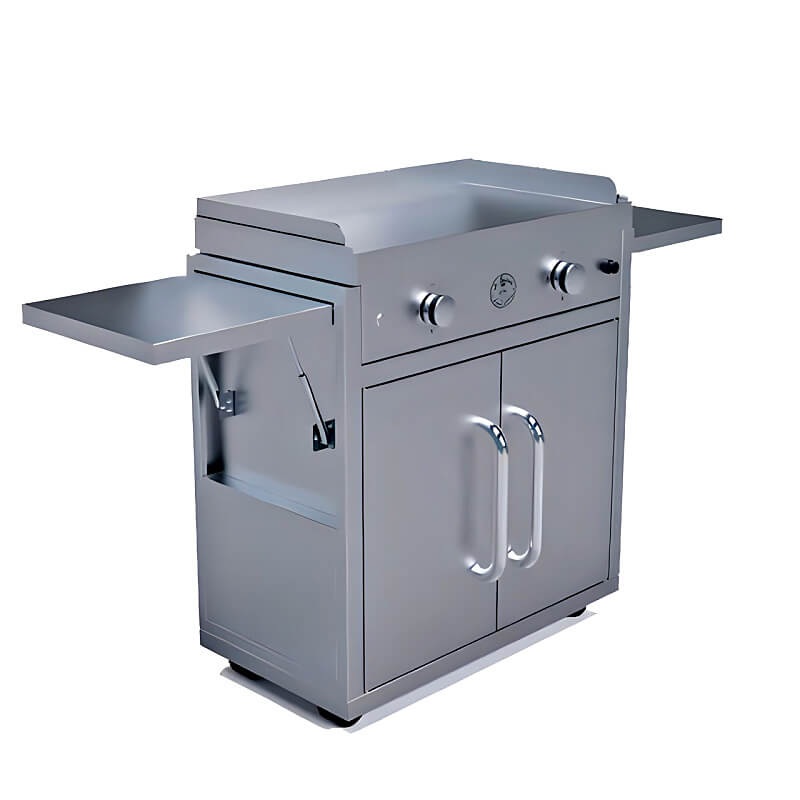 Le Griddle 30 Inch Ranch Hand Freestanding Gas Griddle with Cart
