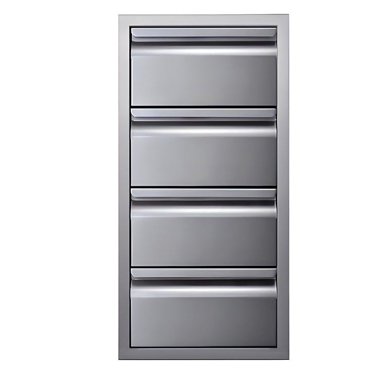 Memphis Grills 15-Inch Stainless Steel Quadruple Access Drawer - VGC15DB4