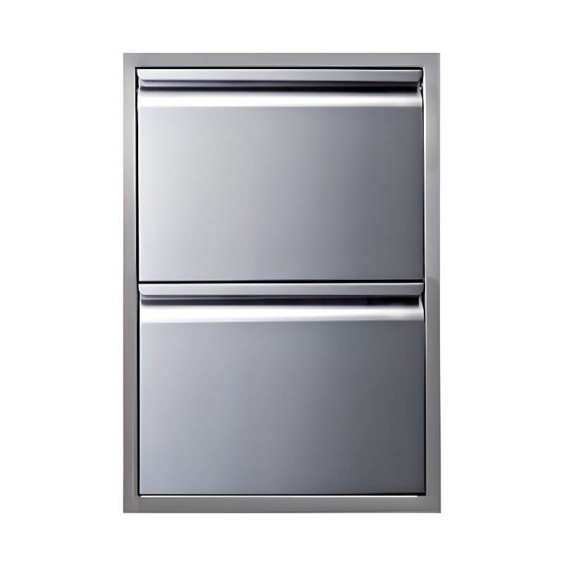 Memphis Grills 21 Inch Stainless Steel Double Access Drawer - VGC21DB2