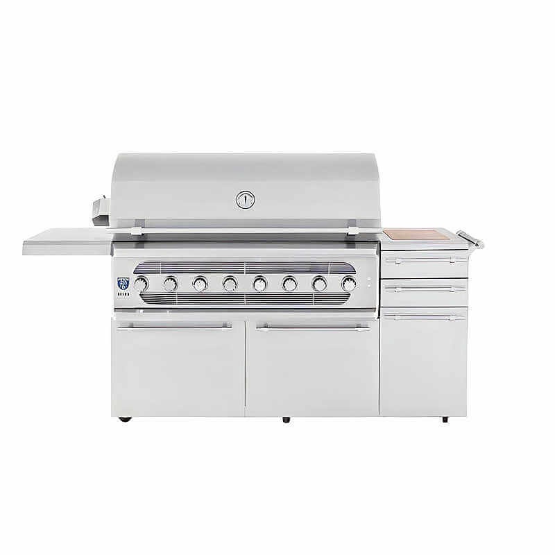 American Made Grills Muscle 54 Inch Hybrid Freestanding Grill - MUSFS54