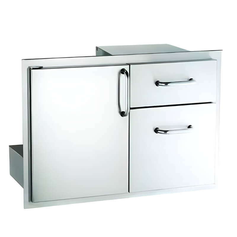 American Outdoor Grill 30-Inch Access Door & Double Drawer Combo - 18-30-SSDD