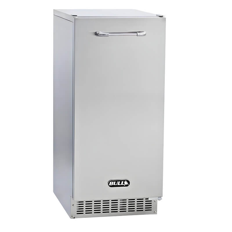 Bull 62 Lb. 15-Inch Outdoor Rated Pro Ice Maker With Drain Pump - 13200