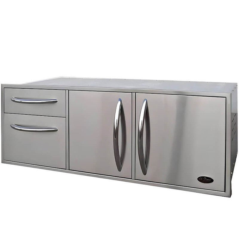 Cal Flame 52 Inch Door & Drawers Complete Utility Storage Set - BBQ07909
