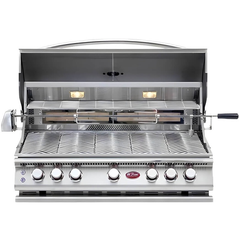 Cal Flame Convection 40 Inch 5 Burner Built In Grill