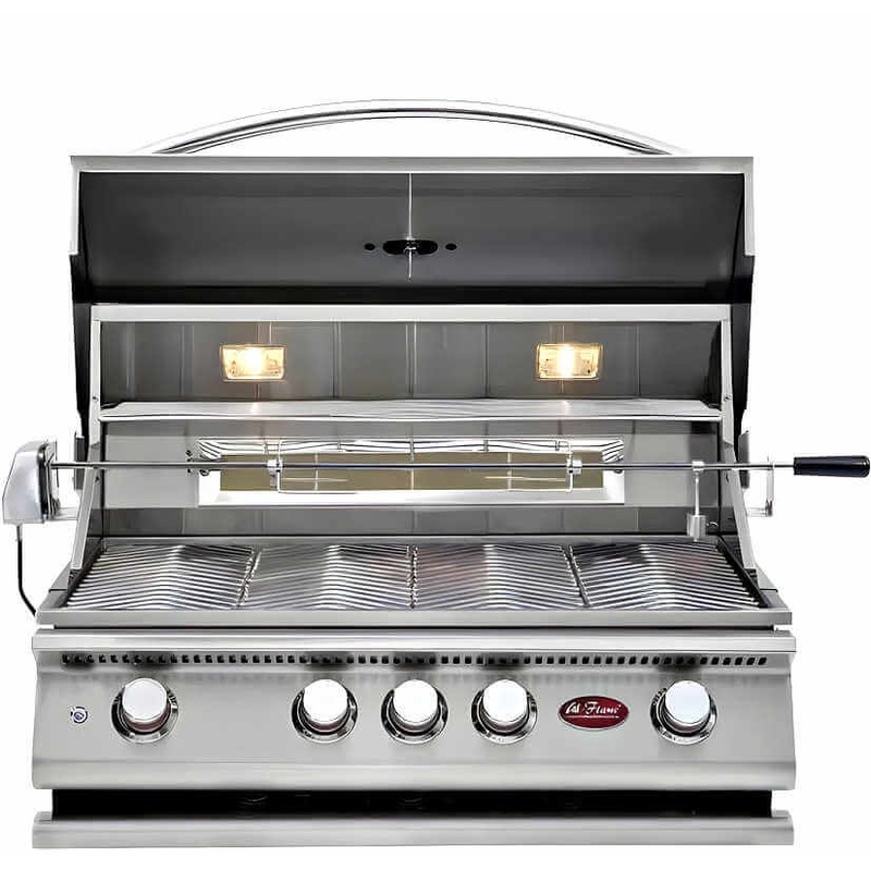 Cal Flame P Series 32 Inch 4 Burner Built In Grill