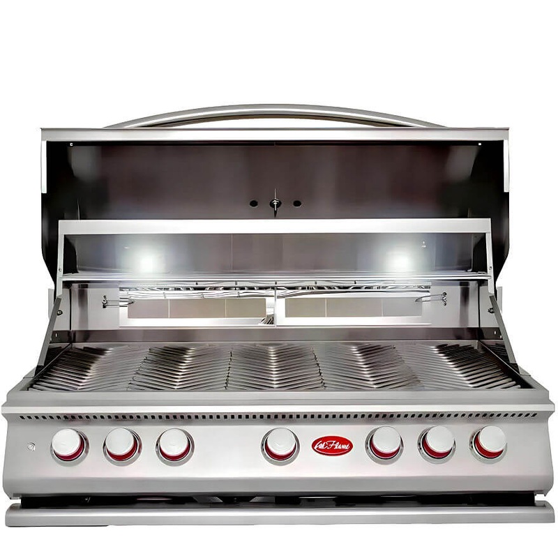 Cal Flame P Series 40 Inch 5 Burner Built In Grill
