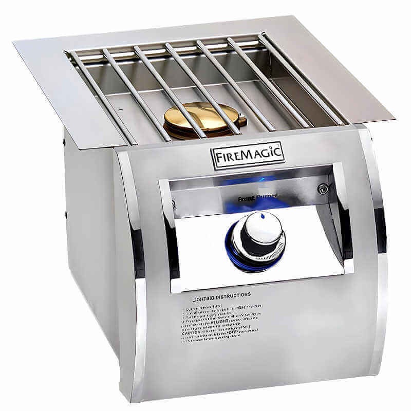 Fire Magic Echelon Diamond Built-In Gas Single Side Burner