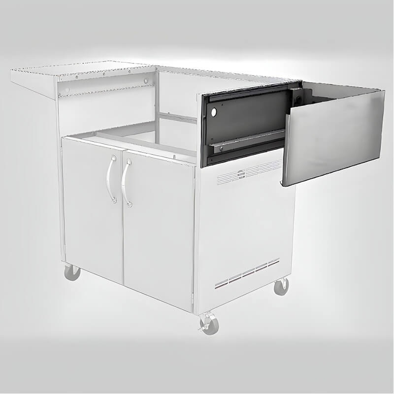 Artisan Shelf Mount On Grill Carts ARTP - SB2 Side Burners