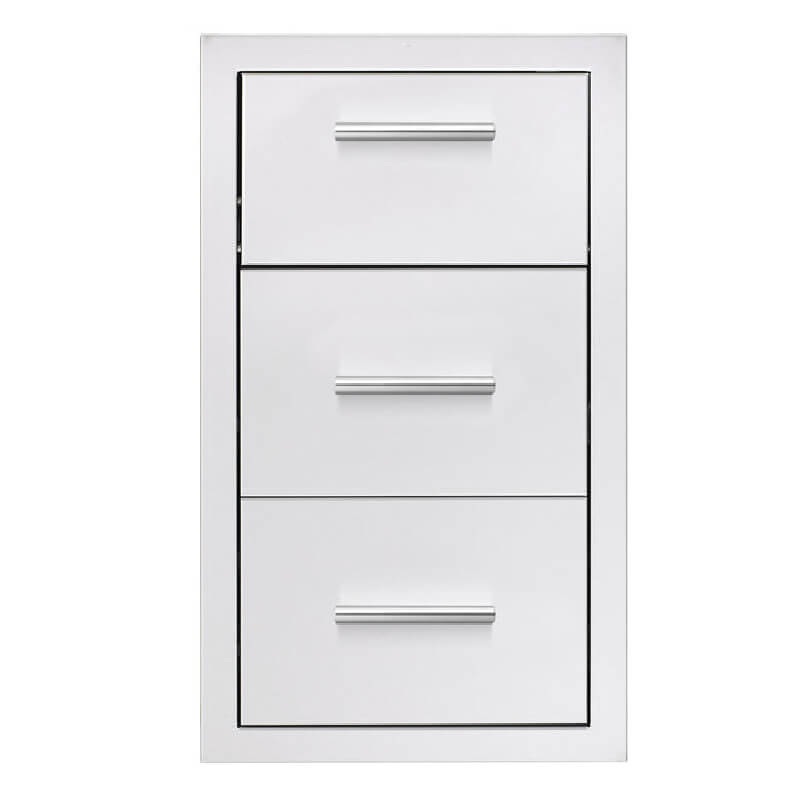 Summerset 17-Inch Masonry 2 Drawer & Paper Towel Holder Combo - TDC-17M