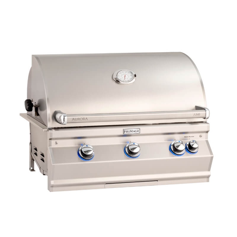Fire Magic Aurora A540I 30-Inch Built-In Grill with Rotisserie Kit & Infrared Burner