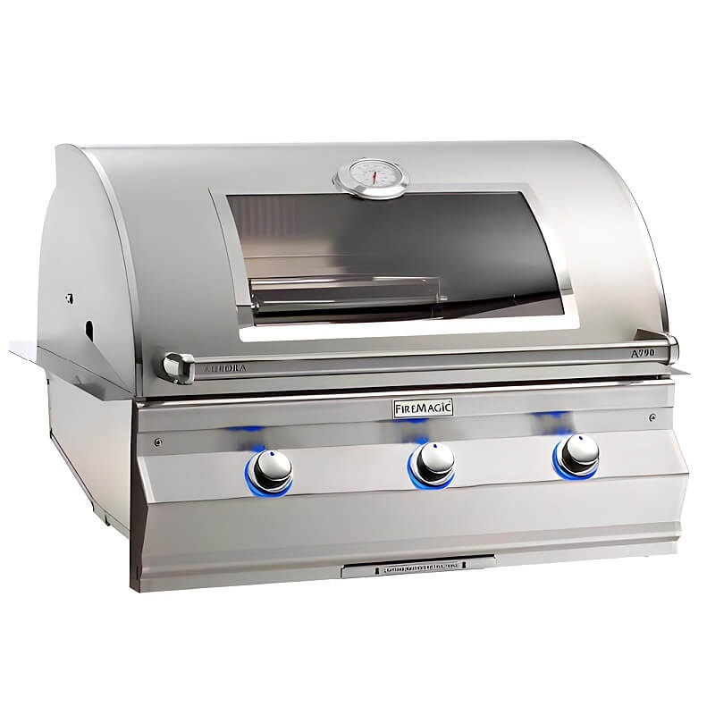 Fire Magic Aurora A790I 36-Inch Built-In Gas Grill with Magic View Window & Infrared Burner