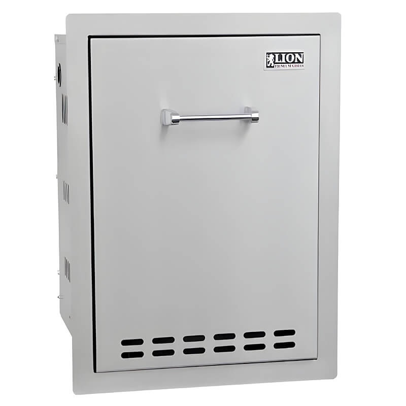 Lion 16-Inch Roll-Out Propane Tank / Trash Bin - L55628