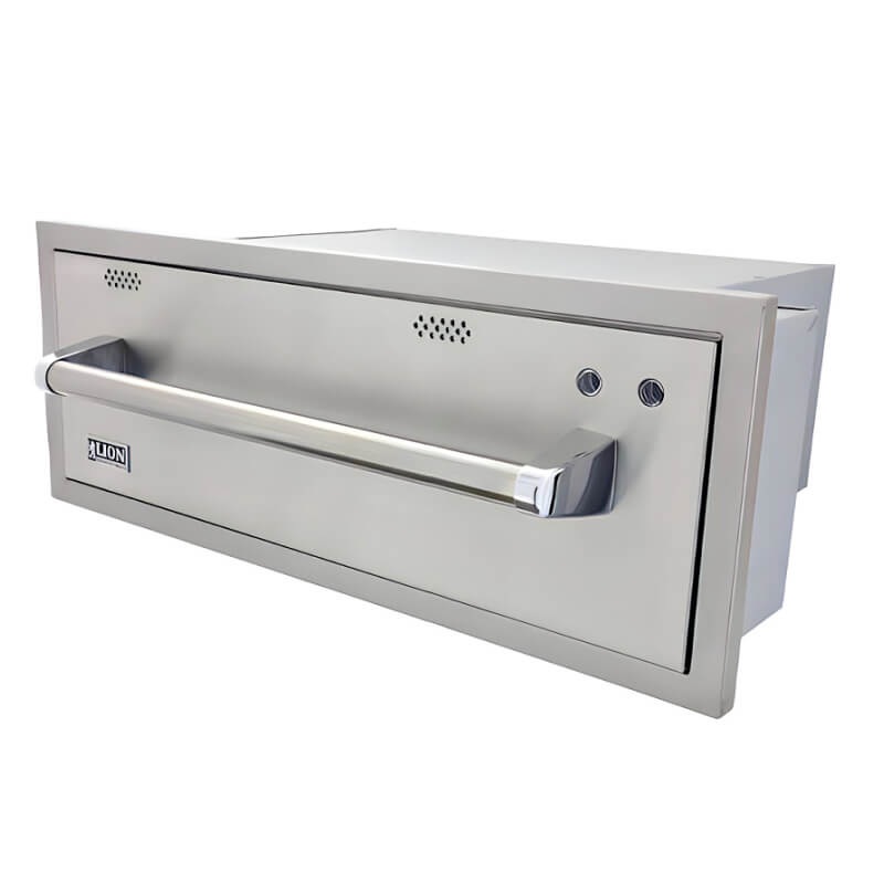 Lion 30-Inch Built-In 120V Electric Stainless Steel Warming Drawer - WD256103