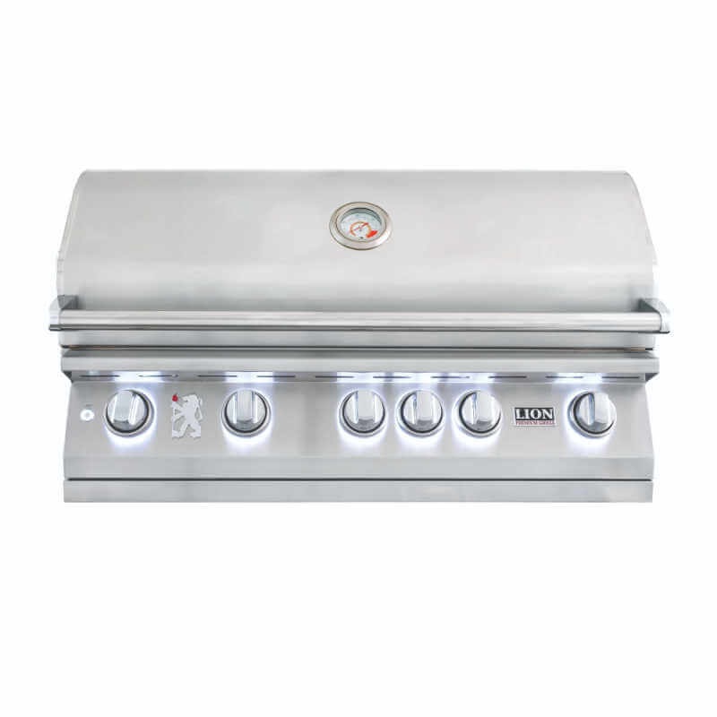 Lion L90000 40-Inch 5-Burner Stainless Steel Built-In Grill
