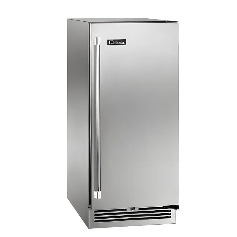 Perlick 15-Inch Signature Series Stainless Steel Outdoor Wine Reserve with Lock - HP15WO-4-1