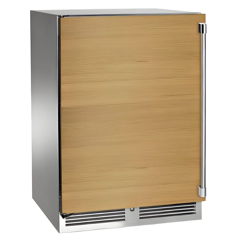 Perlick 24-Inch Signature Series Panel Ready Outdoor Dual Zone Refrigerator/Wine Reserve w/ Lock - HP24CO-4-2