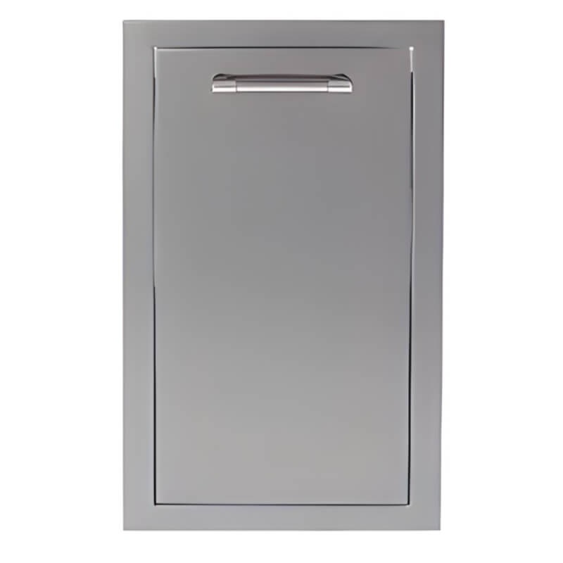 Alfresco 15-Inch Stainless Steel Soft-Close Roll-Out Trash Center - AXE-TC-SC