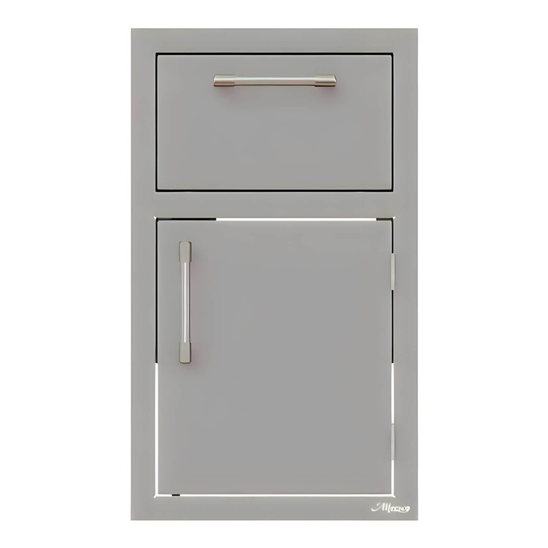 Alfresco 17-Inch Stainless Steel Soft-Close Door & Drawer Combo - AXE-DDR