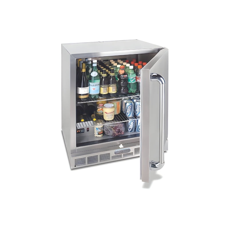 Alfresco 28-Inch 7.2 Cu. Ft. Outdoor Rated Compact Refrigerator & Kegerator - URS-1XE