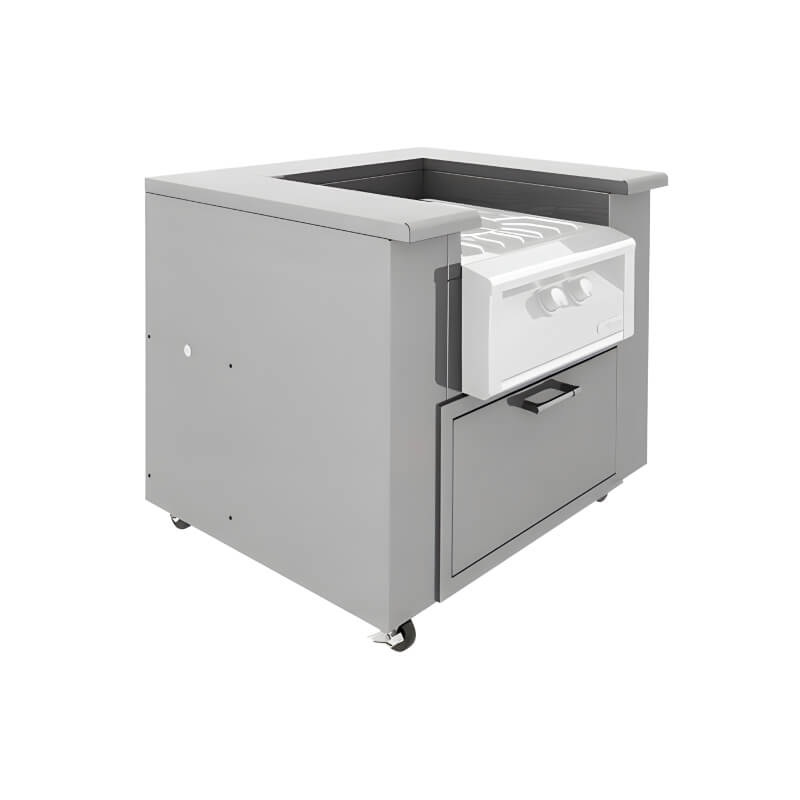 Alfresco All Stainless Counter with Storage  AXEVP-COUNTER