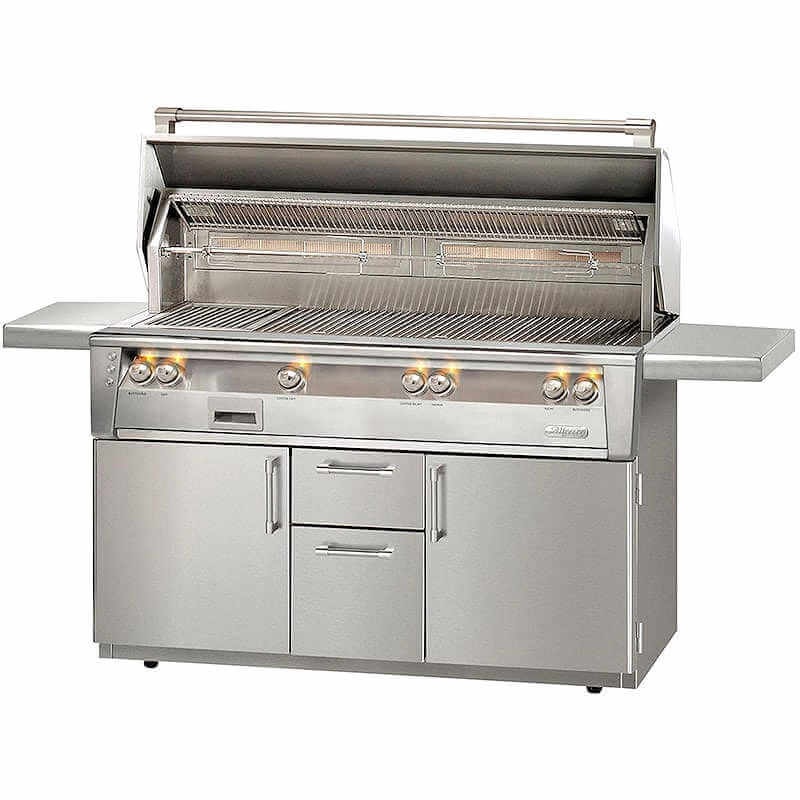 Alfresco ALXE 56-Inch Freestanding Gas All Grill With Sear Zone And Rotisserie