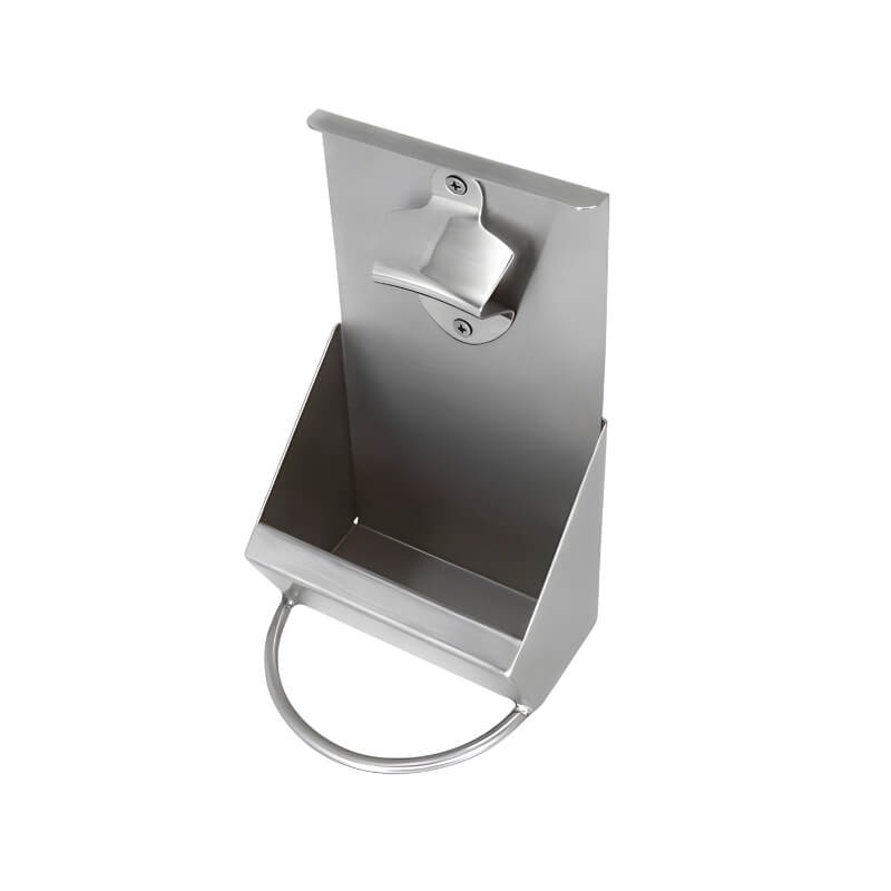 Alfresco Bottle Opener with Cap Catch & Towel Rack - BO