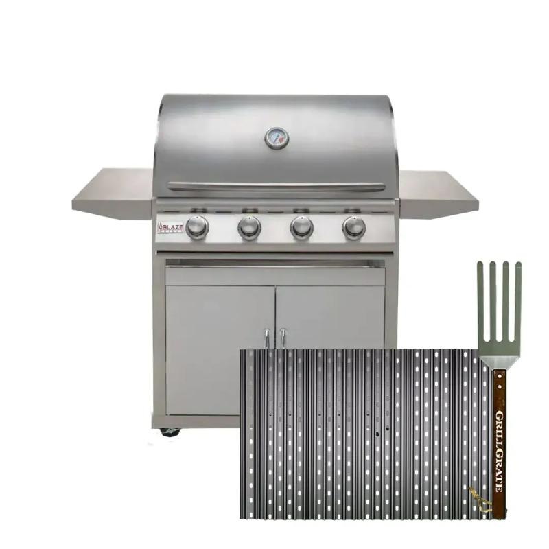 GrillGrate Set For Blaze Prelude LBM 32-Inch Gas Grill