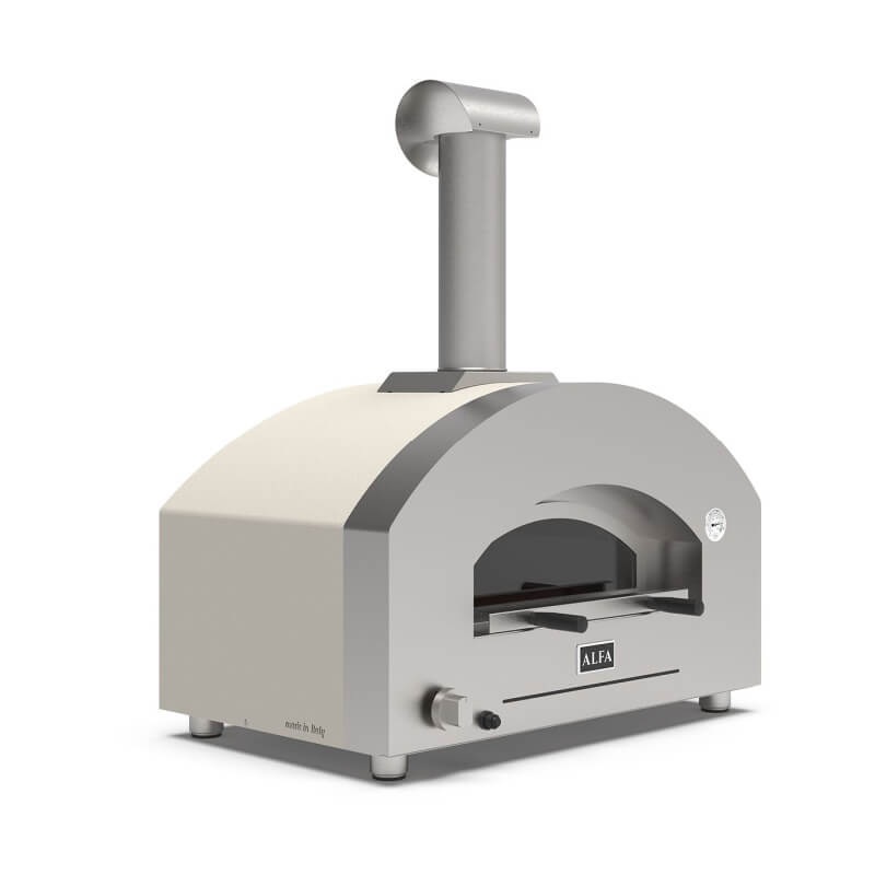 Alfa Futuro 2 Pizze 40-Inch Gas Pizza Oven - White Stone