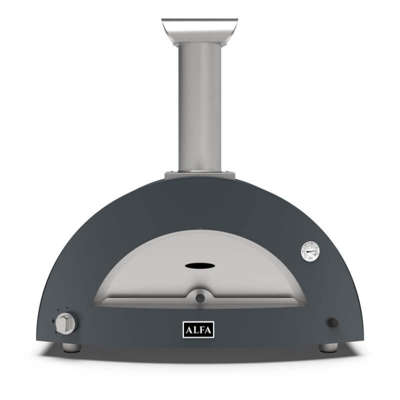 Alfa Moderno 3 Pizze Gas Pizza Oven - Anthracite Grey