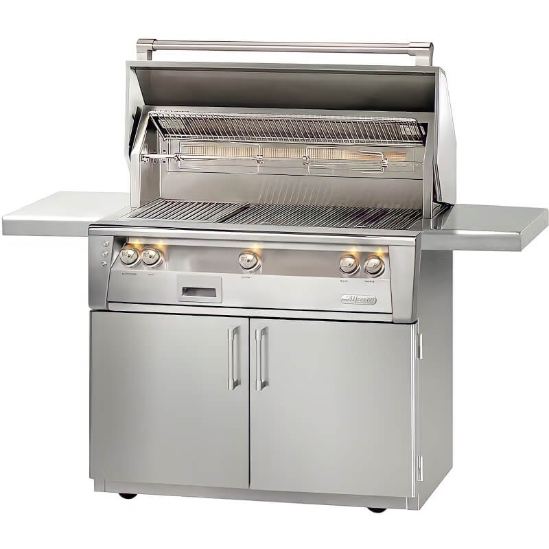 Alfresco ALXE 42-Inch Freestanding Gas Grill With Marine Armour And Rotisserie