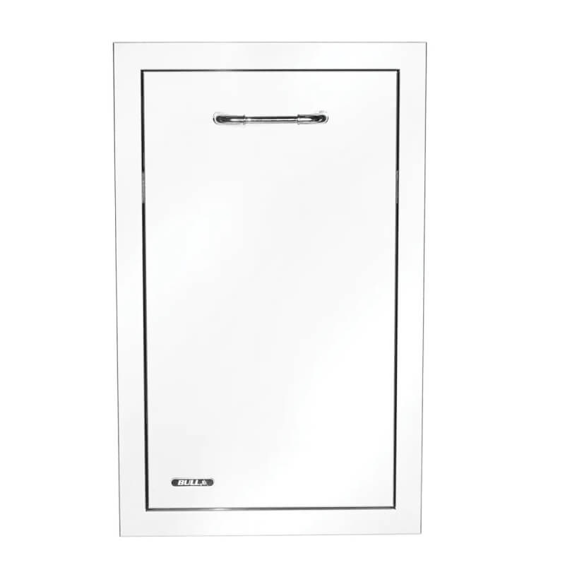 Bull 16 Inch Stainless Steel Slim 10 Gallon Trash Drawer With Reveal - 56960